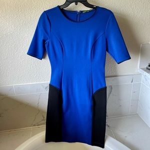 Colorblock Midi Dress